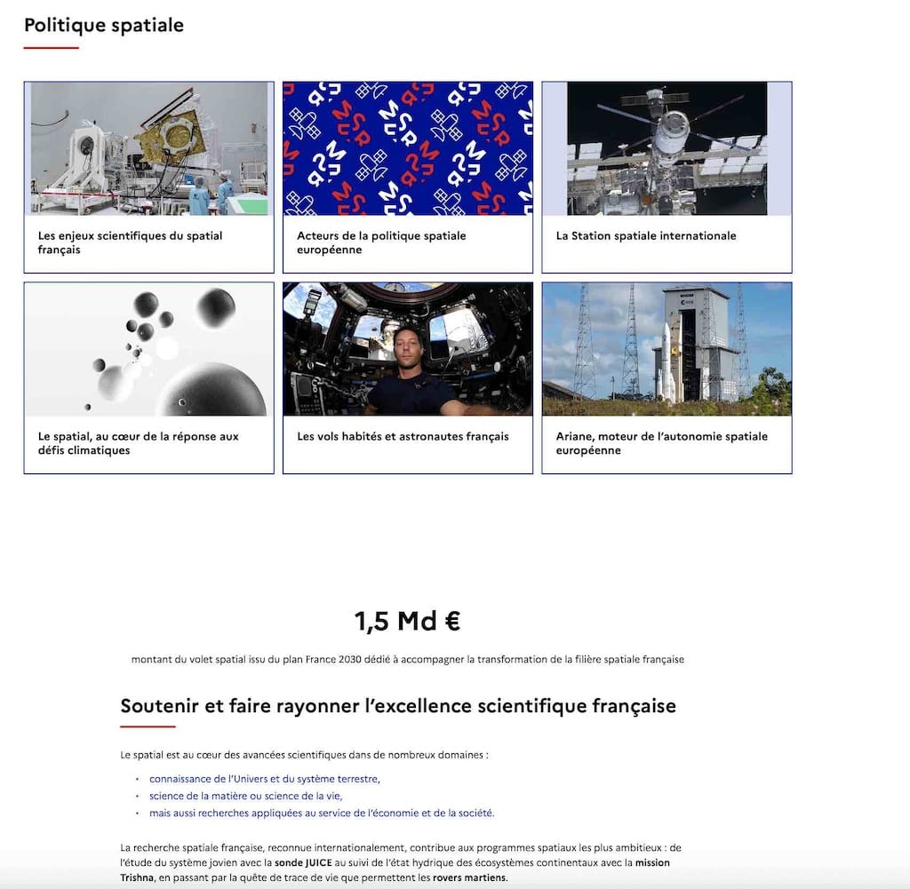 CNES rédaction site web